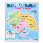 Himachal Pradesh Map Chart